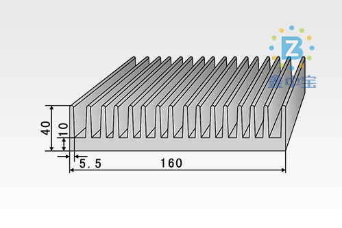 16cm型材散热器-1