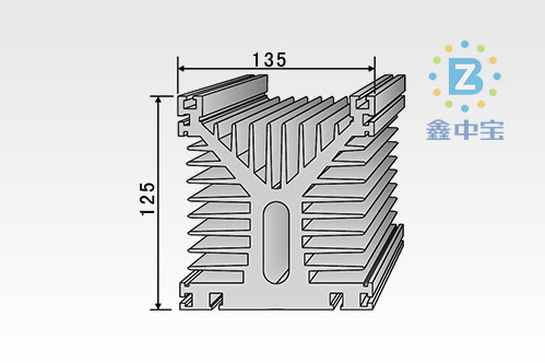 13cm型材散热器-9