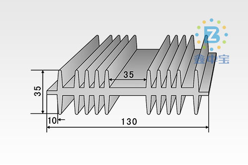 13cm型材散热器-2
