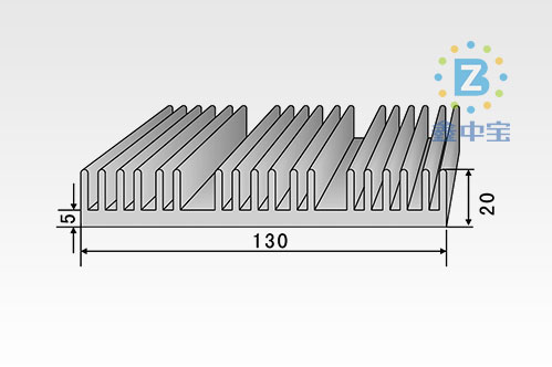 13cm型材散热器-1