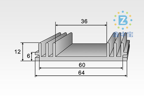 6cm型材散热器-14