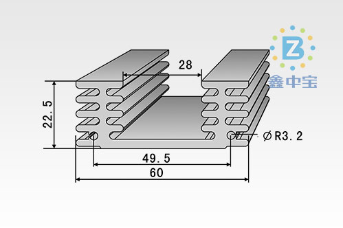6cm型材散热器-7