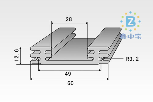6cm型材散热器-3